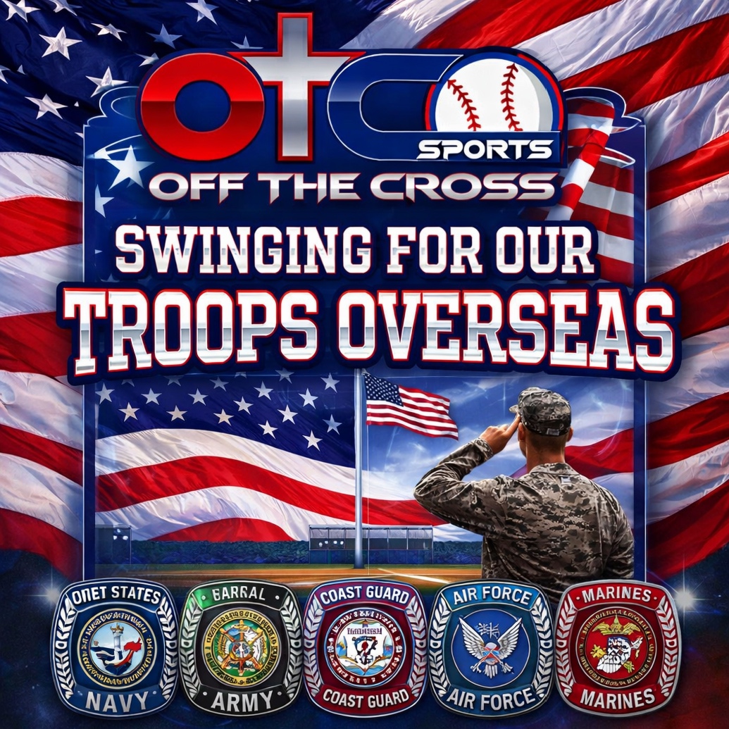 Swinging For Our Troops Overseas! Powered by Cheramie Farms Logo