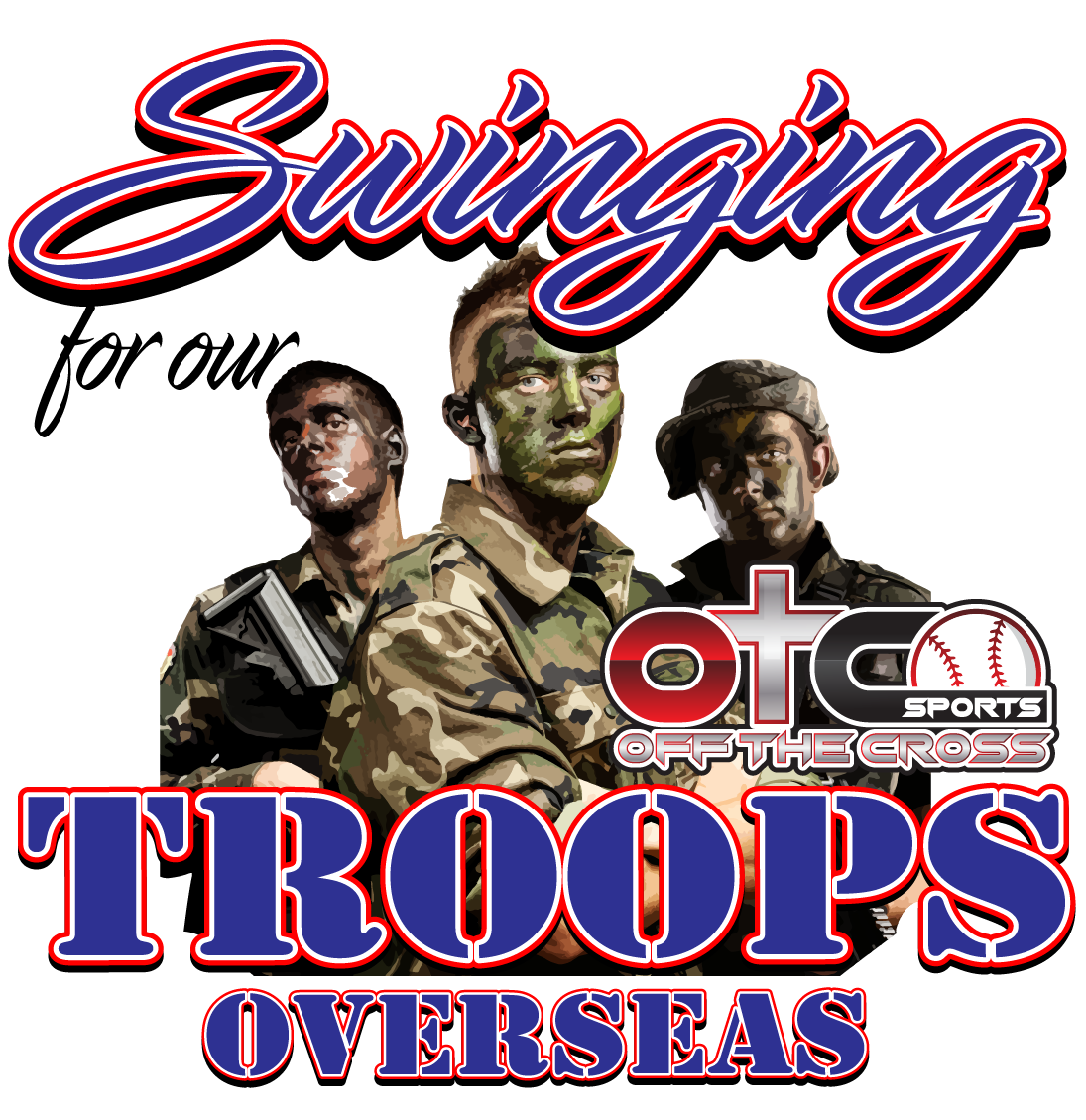 Swinging For Our Troops Overseas! Logo
