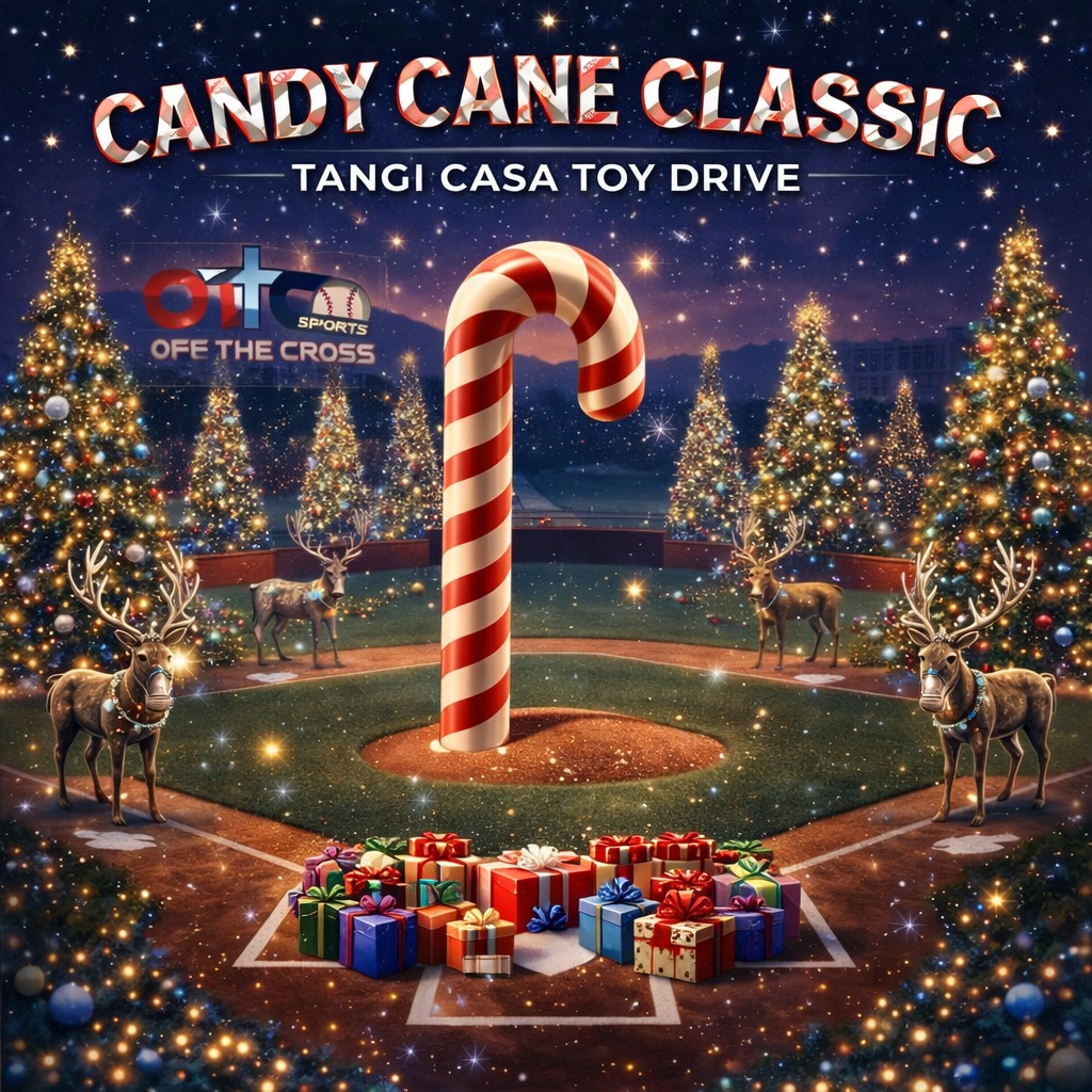 The Candy Cane Classic! Tangi CASA Toy Drive! Logo