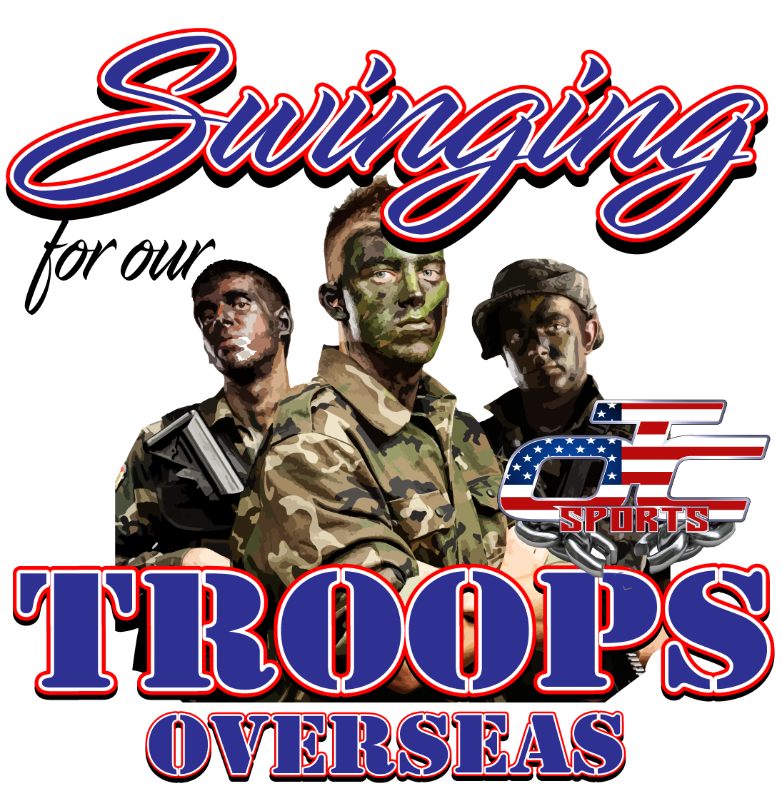 9th Annual Swinging For Our Troops Overseas! Logo