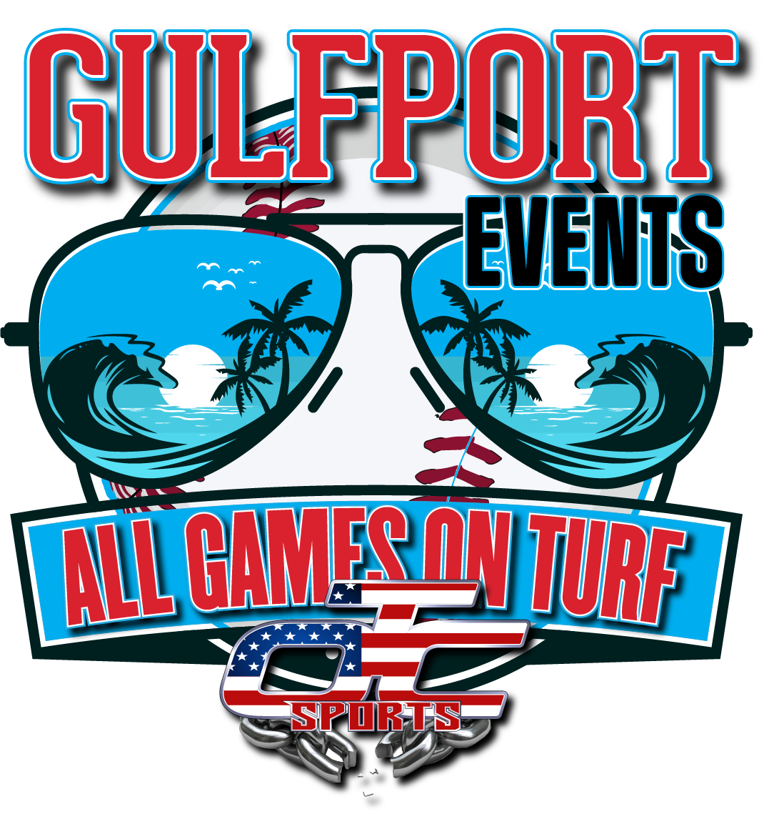 Gulfport Turf Event! All Games On Turf! Logo