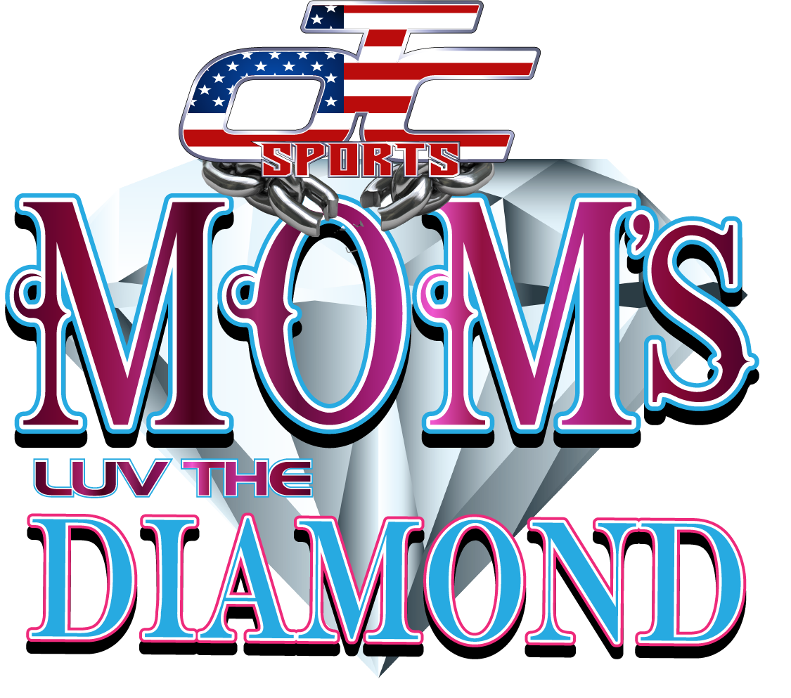 Moms Luv The Turf Diamonds! Logo